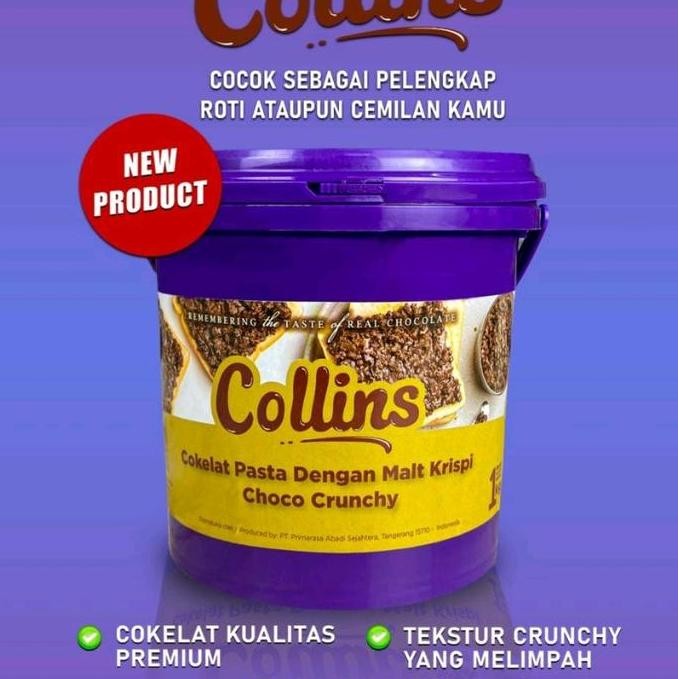 New Collins Choco Crunchy Cokelat crunchy viral 1kg