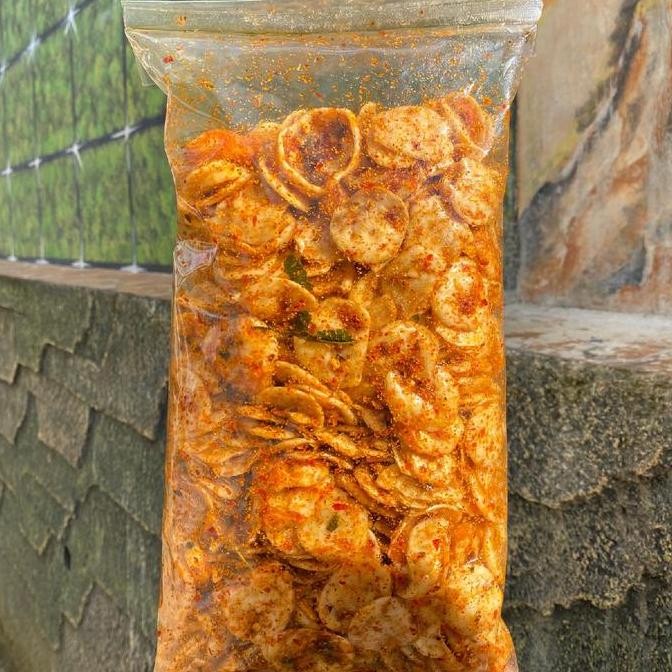 

New kerupuk putih kerupuk udang pedas daun jeruk 500gram