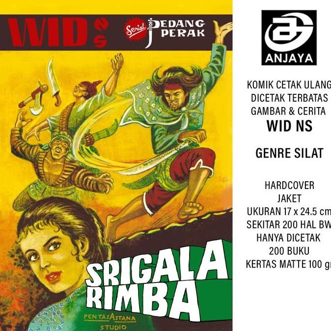 Komik Pedang Perak Karya Wid Ns Edisi Hardcover