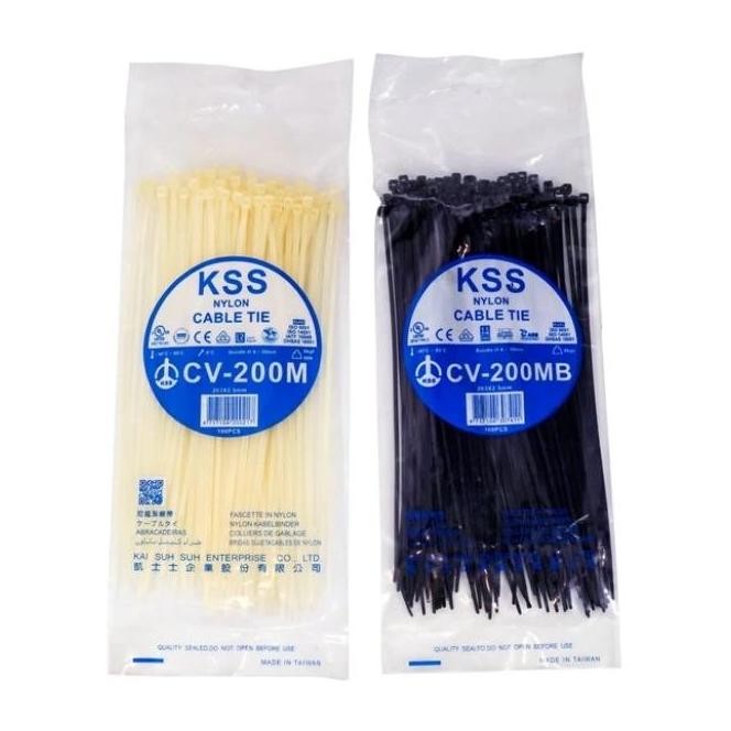 Kabel Ties 20Cm Kss Cv-200M / Cv-200Mb Kss Cable Tie 2.5 X 203 Mm