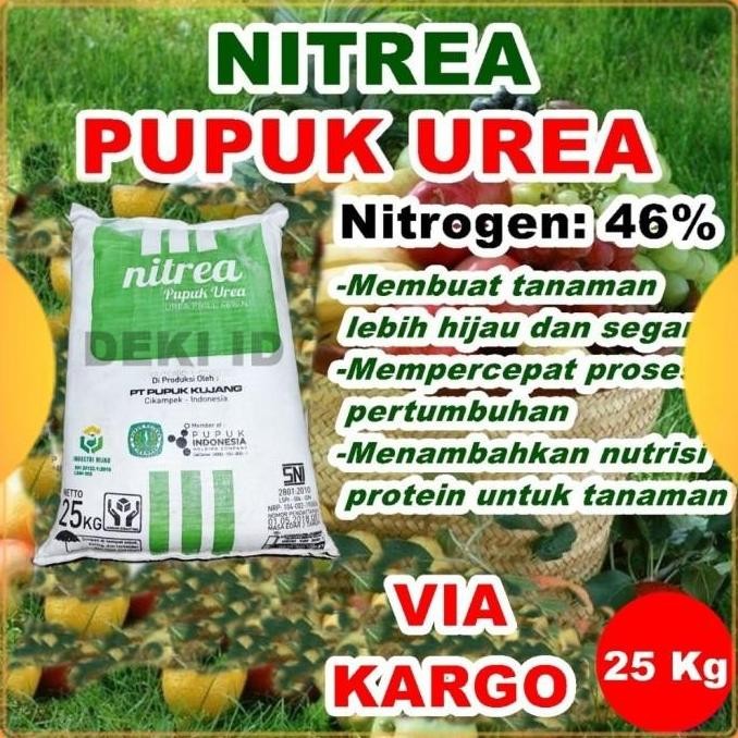 Urea Nitrea 25 Kg Via Kargo Pupuk Kujang Kemasan Pabrik
