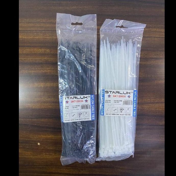 Kabel Ties Cable Tie 3.6 X 250Mm (25Cm) Nylon Cable Ties Starlux