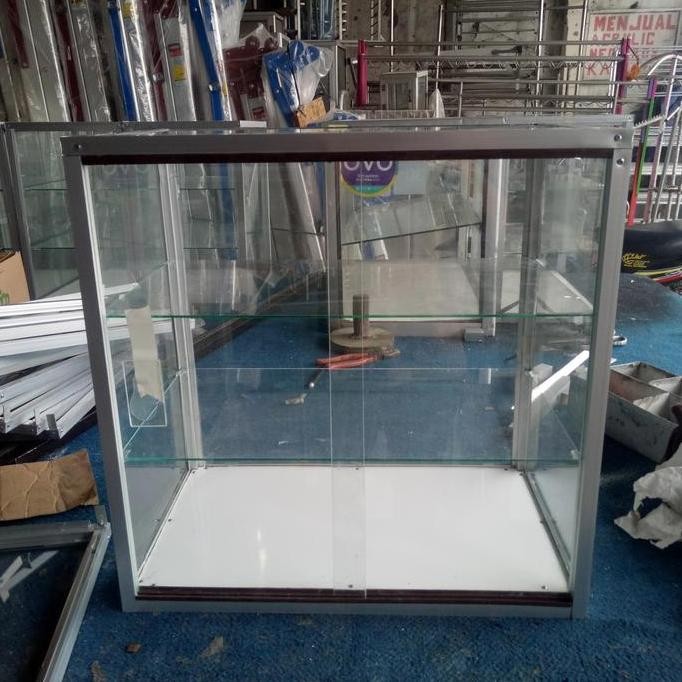 Etalase Aluminium Kaca Makanan Multifungsi Murah Mantap Serbaguna