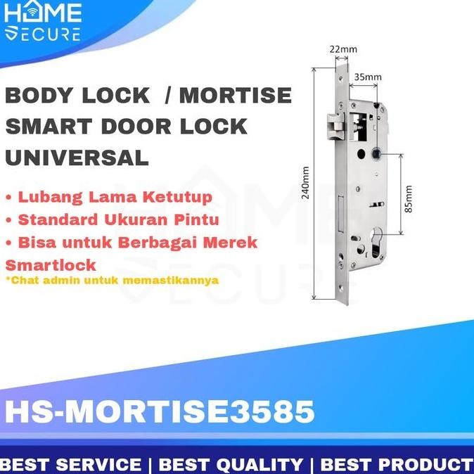 Ready  Mortise Smart Door Lock Universal Body Kunci Smart Lock Bardi Avaro ++