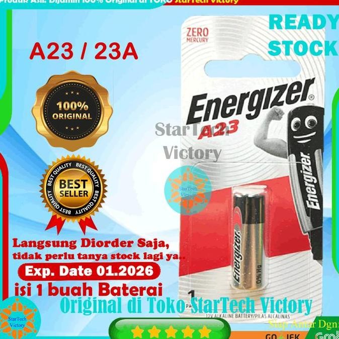 Energizer A23 23A Baterai 12V Alkaline