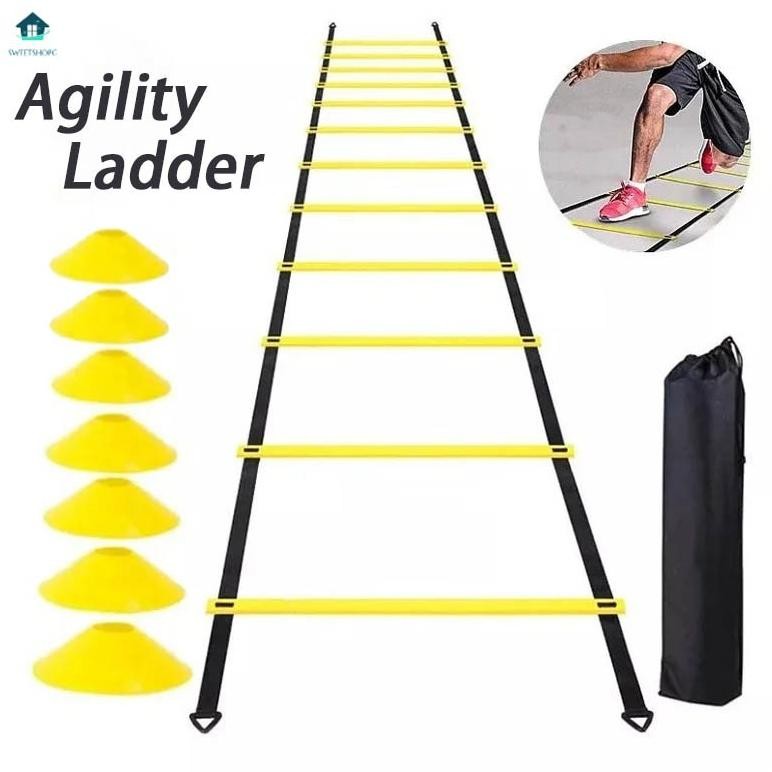 Agility Ladder / Tangga Ketangkasan/tangga kelincahan/Peralatan pelatihan olahraga