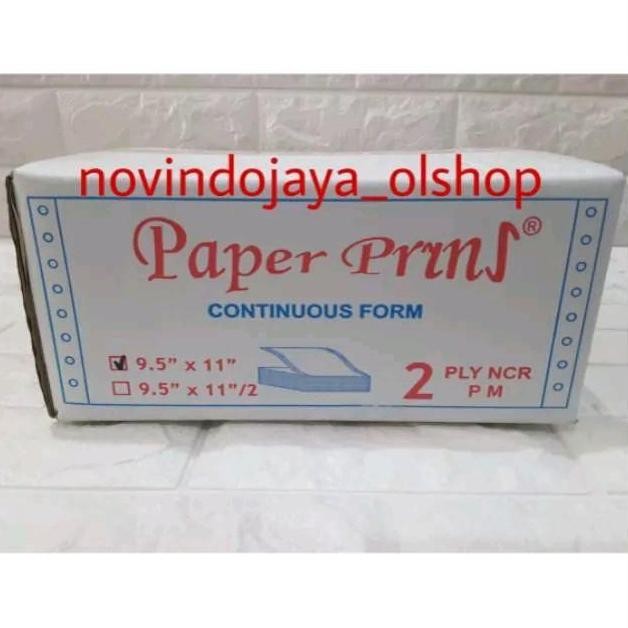 Continuous Form 2 Ply Paperpryns - Kertas Komputer Murah
