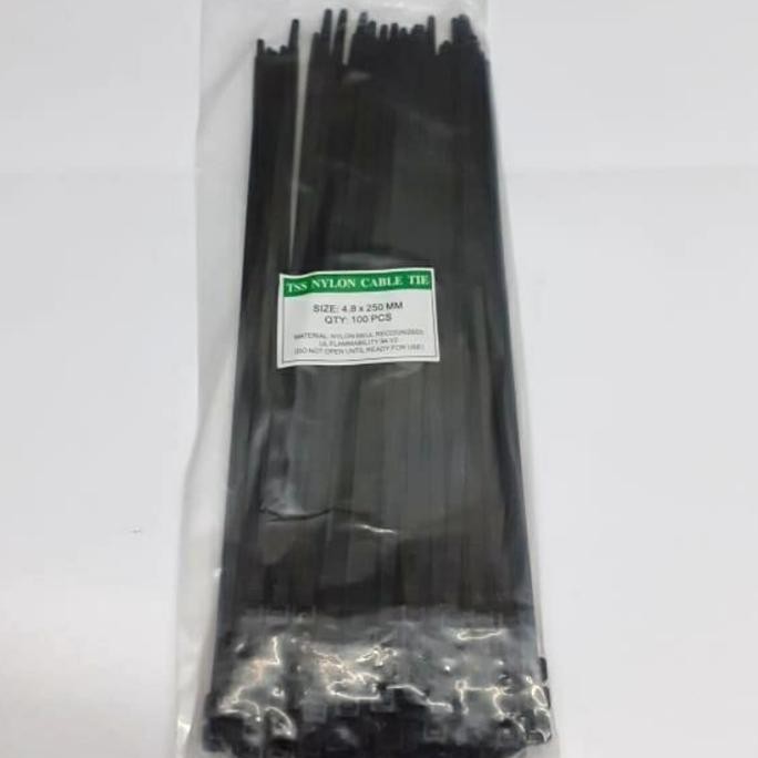 

Kabel Ties 25Cm (Ties 4.8X250Mm Hitam & Putih)