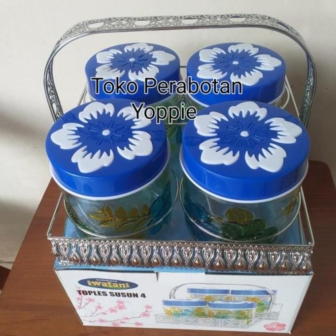 Toples Kue Kering / Toples Kaca / Toples Kue / Toples Lebaran Set