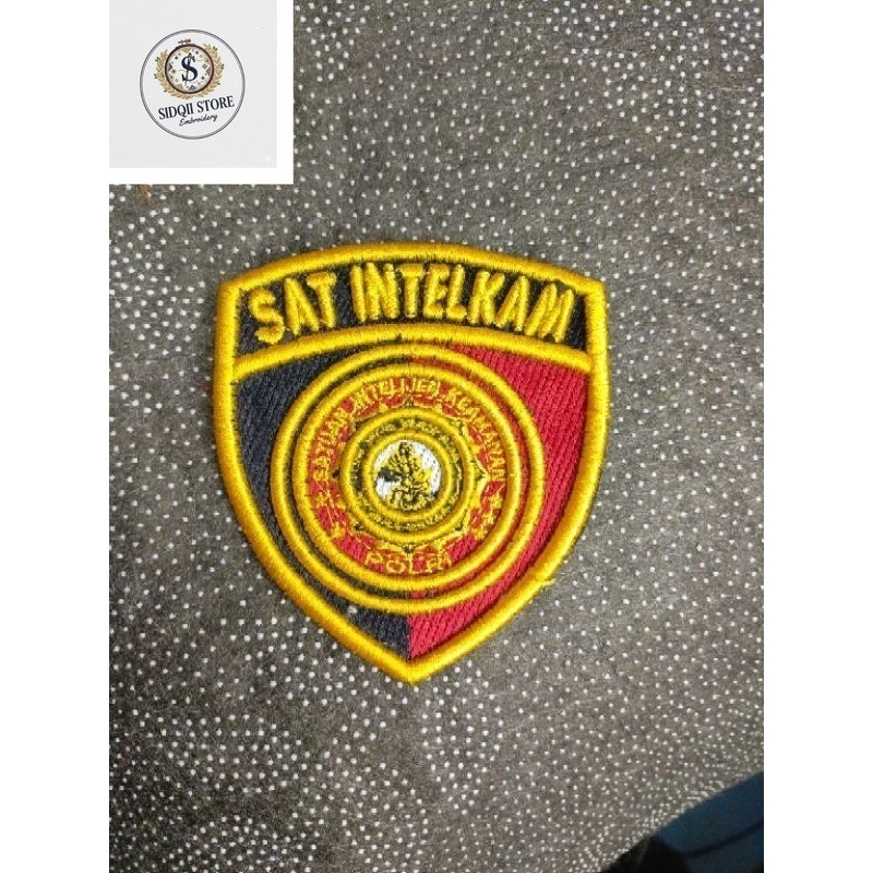 Sat Intelkam Baintelkam Ditintelkam Polri Bordir Timbul