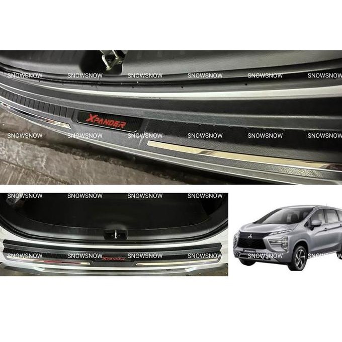 Sillplate Belakang Xpander 2 2022 Platinum Hitam List Chrome