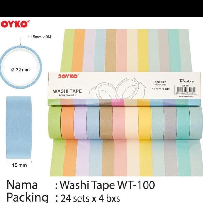 Joyko Wt-100 Washi Tape