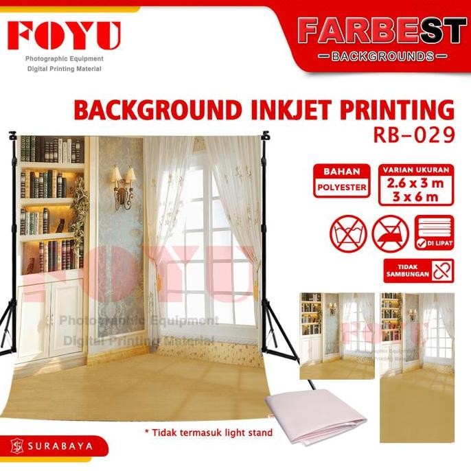 Background Backdrop Foto Photo Studio Inkjet Ukuran 2.6X3 3X6 M Meter Wisuda Graduation Gambar Rak B