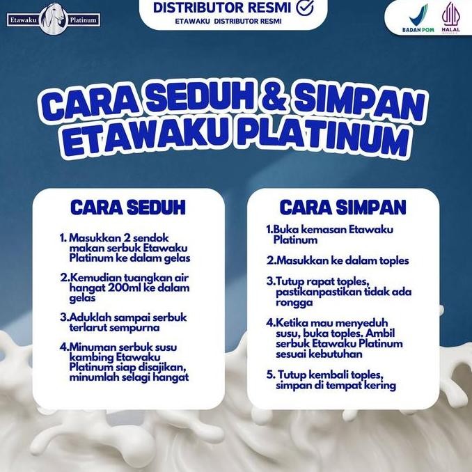 New Susu Etawaku Original 1 Box | Susu untuk Masalah Pernapasan Sesak Napas | Susu Kambing Etawa Bah
