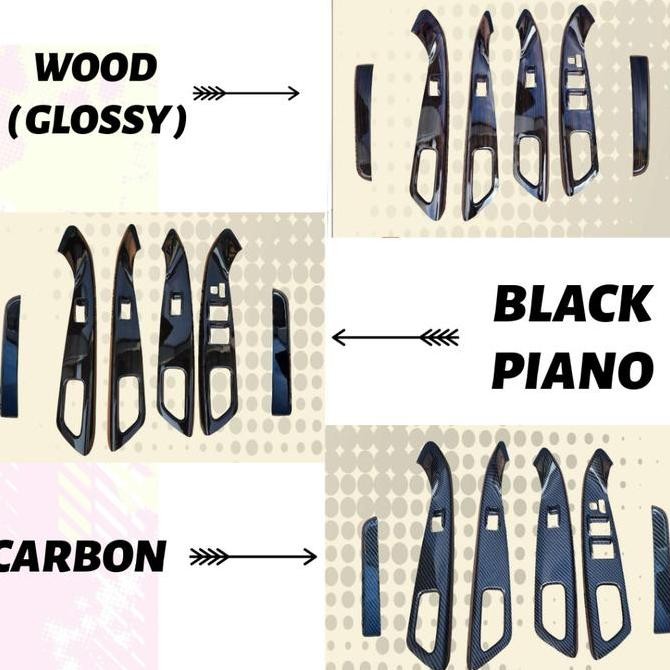 Panel Arm Rest Dashboard Grand Innova Wood Carbon Black Piano 2004 2005 2006 2007 20 2009 2010 2011 
