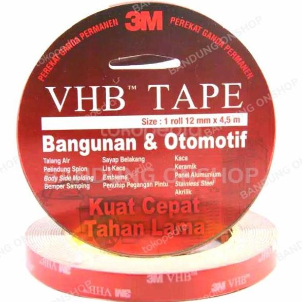 

3M Double Tape Vhb 12Mm X 4,5 M Double Tape 3M 12Mm X 4,5 M Vhb 12 Mm