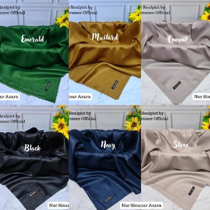 (Good) [ BISA COD ] JILBAB SYARI GLOWING 130x130 HIJAB MEWAH LUXURY NUR SINAR AZARA UMAMA KERUDUNG S