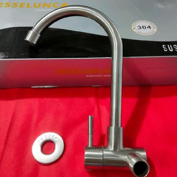 Kran Bak Cuci Piring Stainless Sus 304 Asli/ Keran Bak Cuci Piring