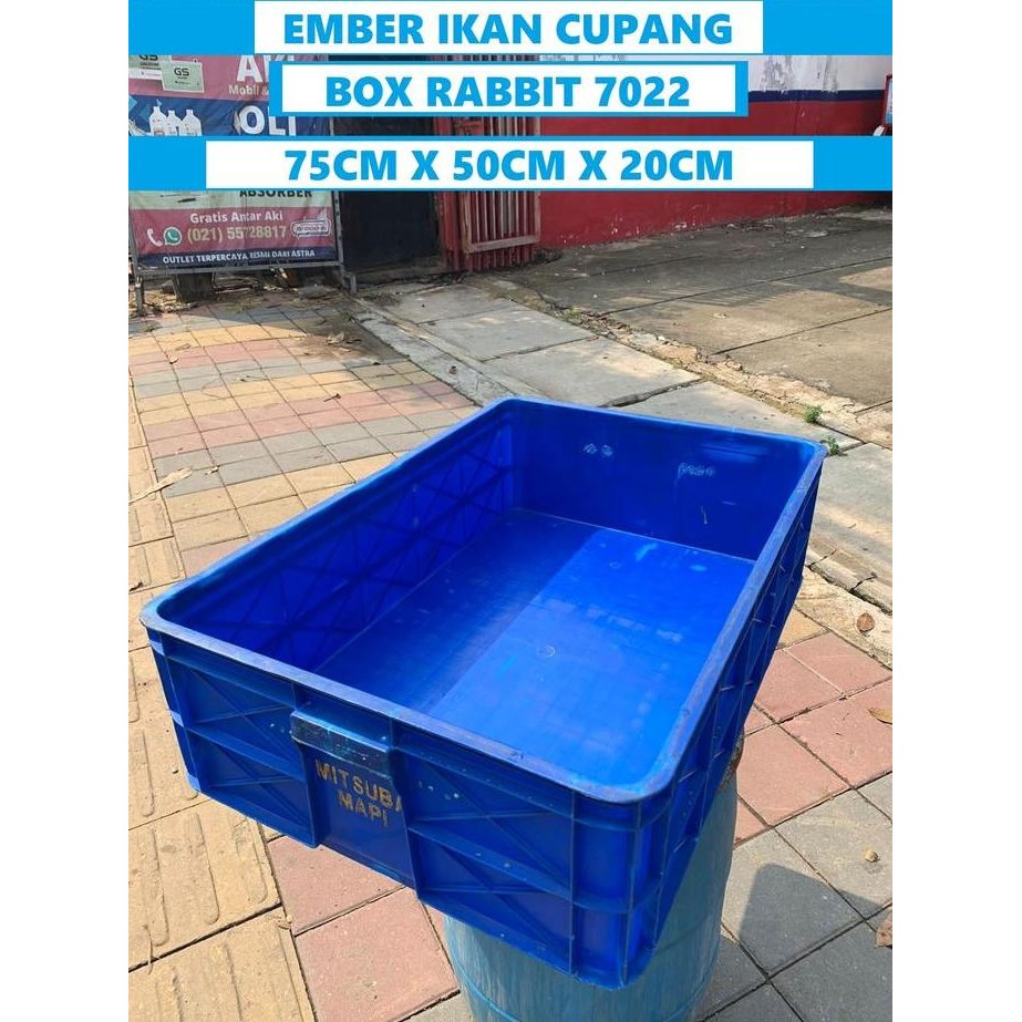 bak kura-kura/bak magot/bak ikan gali/box plastik rabbit 7022