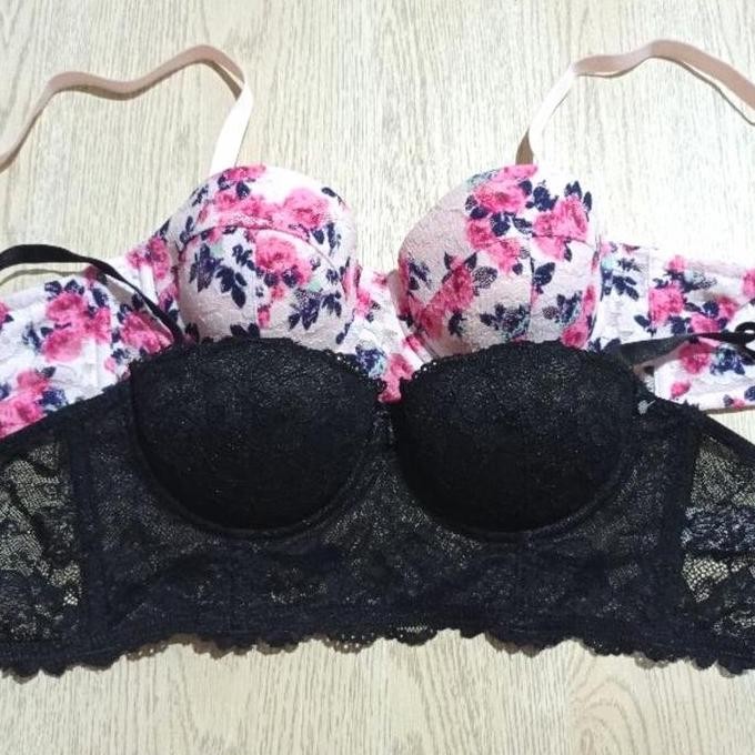 BRA H&M SEXY LACE BALCONETTE (LINGERIE HNM LA SENZA VICTORIA SECRETS
