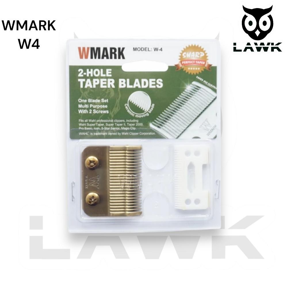 Blade wmark w4 ceramik tapper / mata pisau mesin cukur rambut clipper wmark tapper wmark ng 103 plus