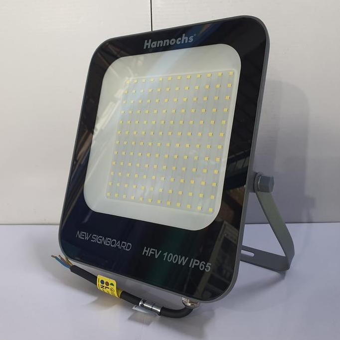 Hannochs New Signboard HFV Lampu Sorot Led Outdoor 100 Watt