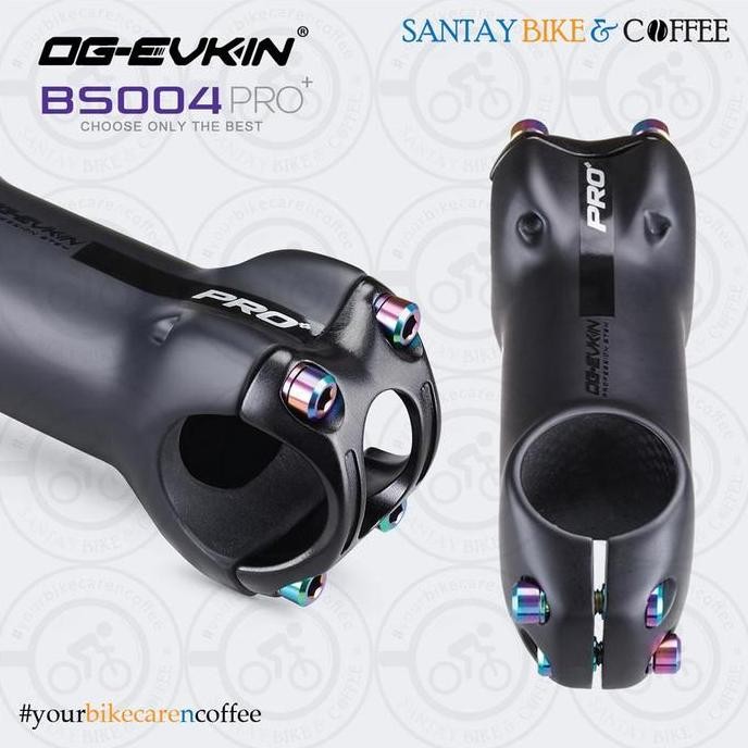 Promo OG EVKIN BS004 Pro+ Stem Carbon T1000 10 Derajat Carbon Stem Road Bike Mtb COD