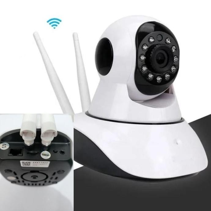 BEBAS ONGKIR - Camera IP Robot / Cctv baby cam / V380 With lan