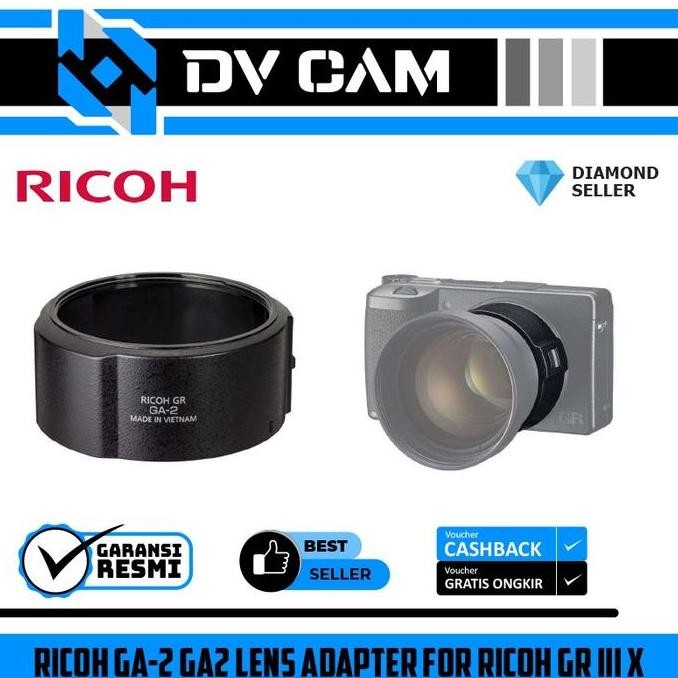 BEBAS ONGKIR - Ricoh GA-2 GA2 Lens Adapter For Ricoh GR III X