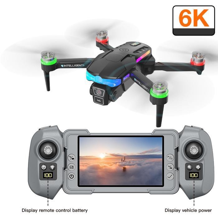 FPS Drone kamera jarak jauh /Dengan kontrol layar, kamera 6K, masa pakai baterai yang lama, 5KM, / D