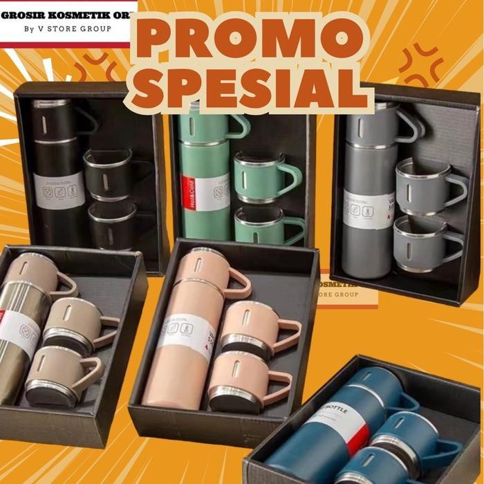 LSS (1SET LENGKAP) THERMOS SULTAN PREMIUM BUSSNIES PLUS CANGKIR SET TERMOS DAN CANGKIR