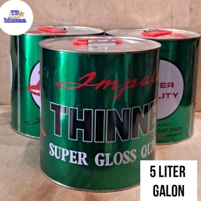 BEBAS ONGKIR - Thinner Impala Thinner Cobra Merah Cobra Hijau Cobra Hitam Thiner Galon Thinner ND 5L