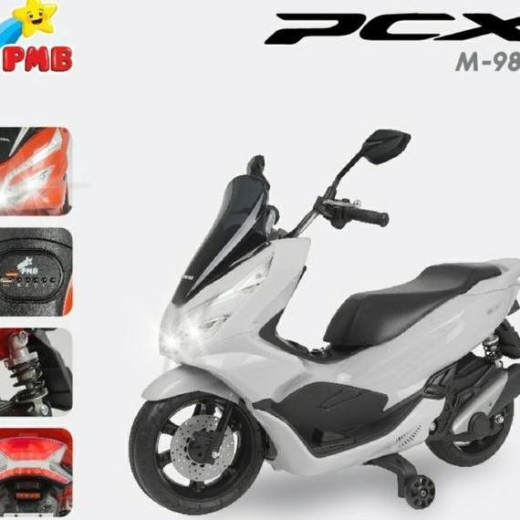 Motor Aki Mainan Anak Pmb M988 Mainan Motor Anak Honda Pcx Mobil Dorong Lampu