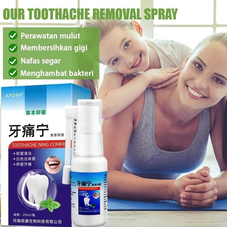Obat Sakit Gigi Semprot Obat Sakit Gigi Berlubang Ampuh Semprotan Pereda Nyeri Perawatan Mulut 20Ml 