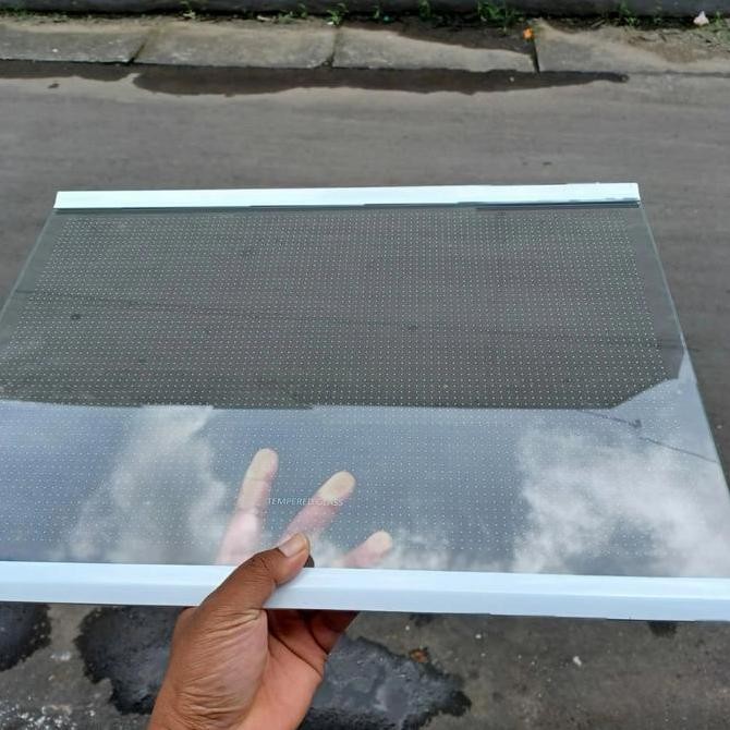 ;&;&;&;&] Rak Kaca tempered glass kulkas polytron 2 pintu Jumbo original
