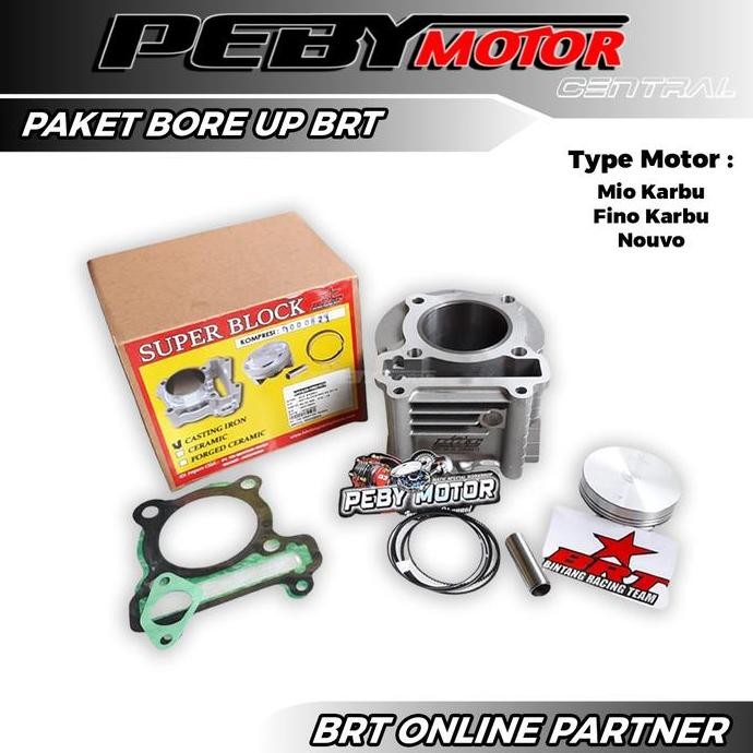 Paket Bore Up 2 Brt Mio Karbu Soul Karbu Fino Karbu Nouvo High Quality