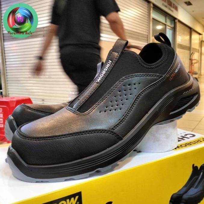 Sepatu Safety "Krisbow"Chronos/Safety Shoes Krisbow/Sepatu Kerja Pria Chronos Termurah Berkualitas K