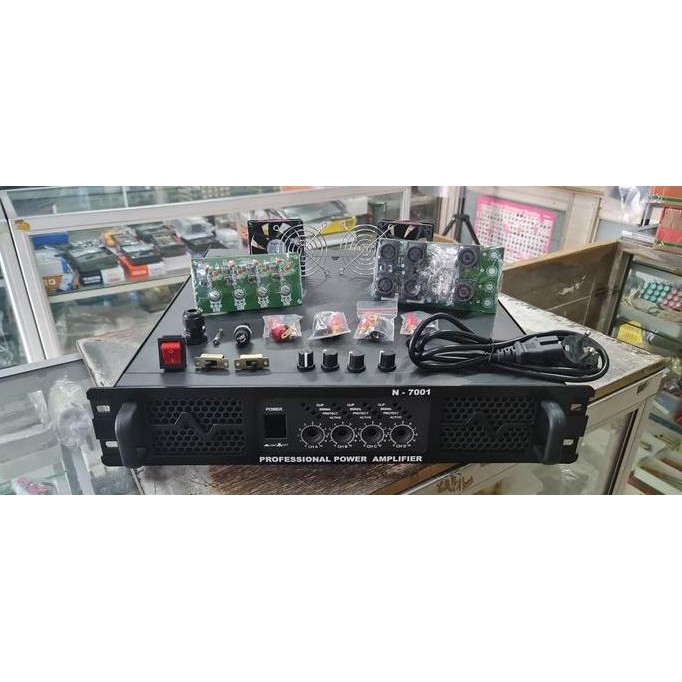 _^_^_^] Box Amplifier N7001 4ch 2u Komplit Aksesoris