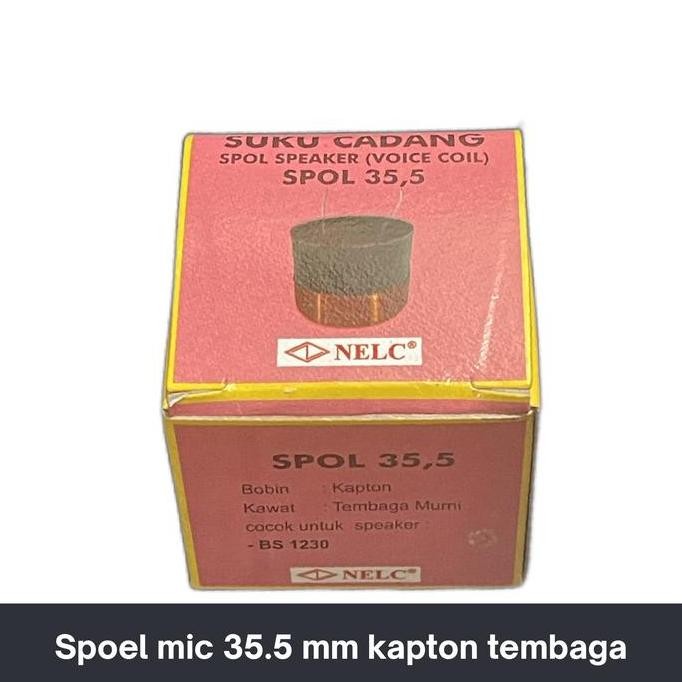 .........] Spul speaker 35.5 mm nelc spol spoel kapton BS 1230 | 35 5 | 35,5mm