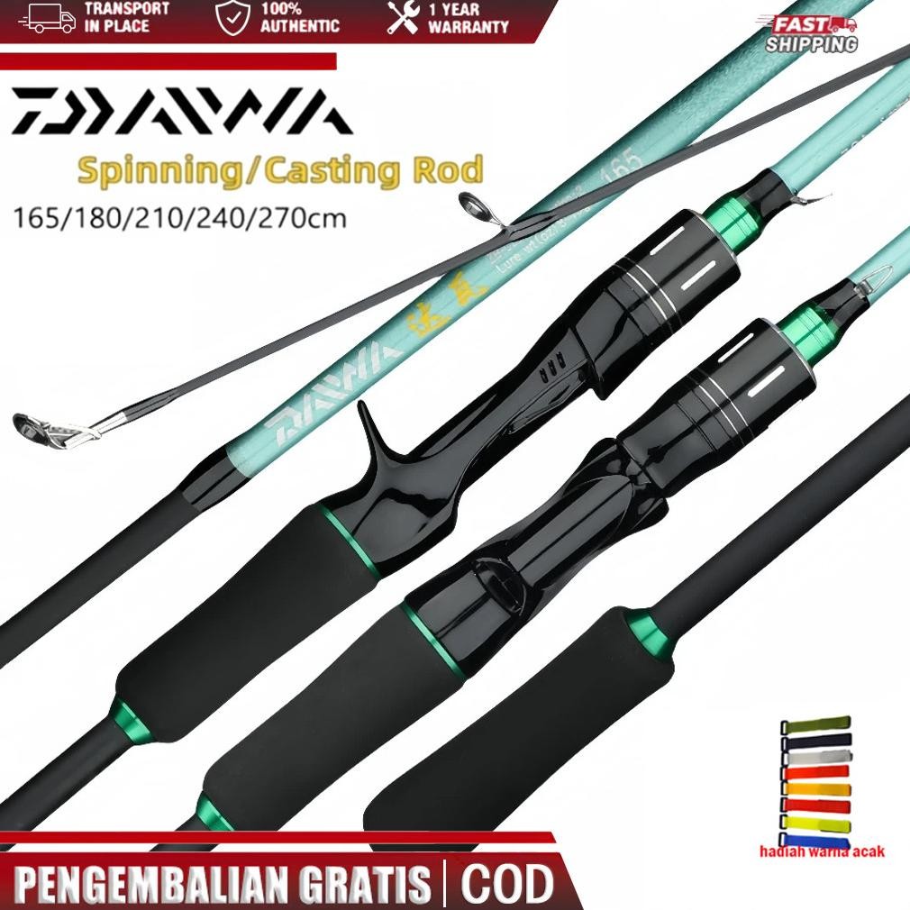 Joran Pancing Carbon Sutet 1.65m-2.7m Joran Fiber Solid 20kg Joran bc Daido Casting Spinning  joran 