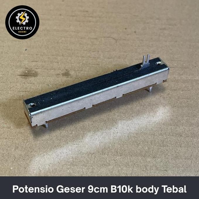 {{{{{{] Potensio geser 9cm b10k body tebal besar | 90mm b103 9 cm