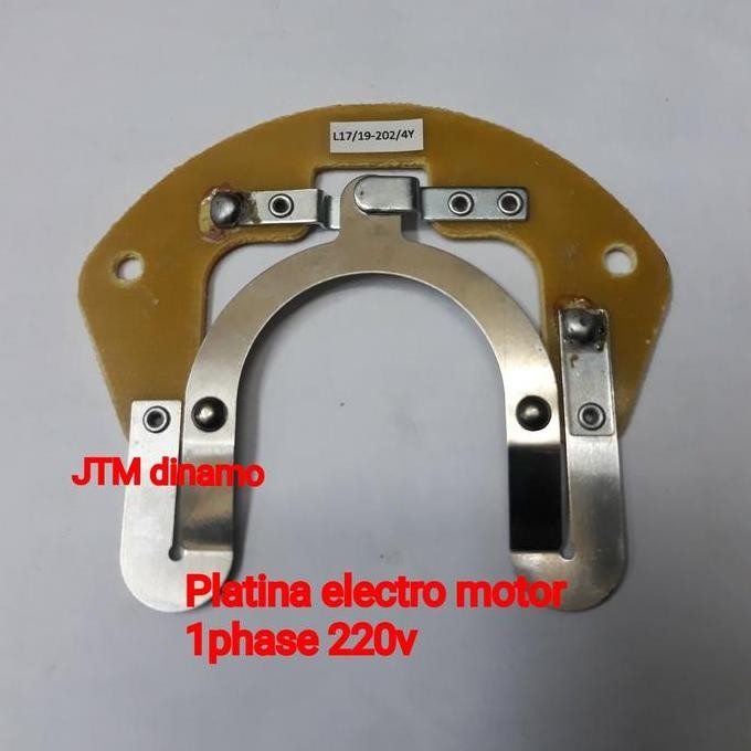L17 / 19-202 Platina electro motor-platina dinamo-platina 1phase 220 original