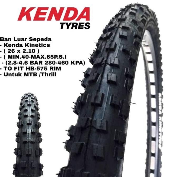 Promo ban luar kenda sepeda MTB 26 x 2.10 Thrill Polygon xc 26x2.10 kinetics COD