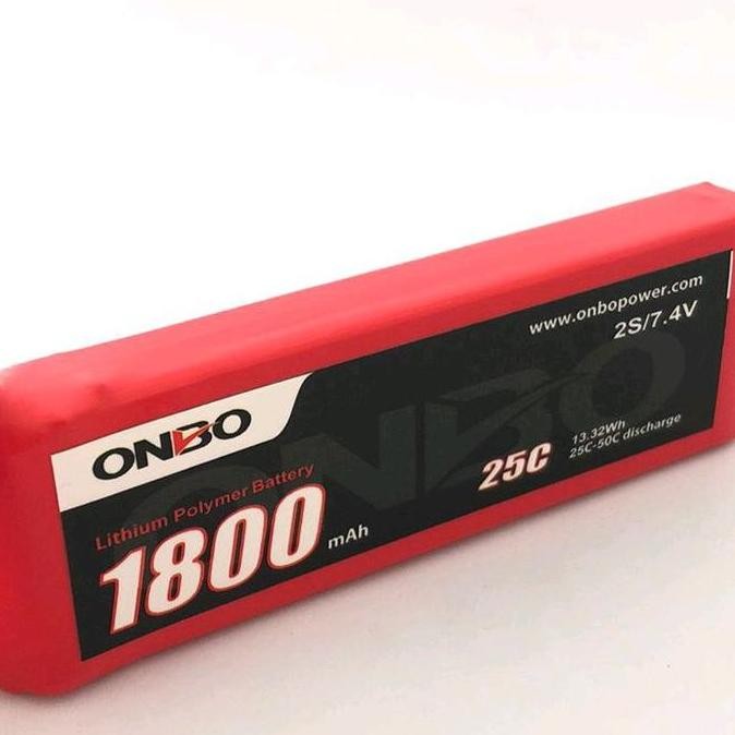 TERLARIS - Lipo 2s 7.4v 1800mah 25-50c Onbo Power untuk MJX Bugs 3, B2W, B2C, B3 - Toy, Control, Rem
