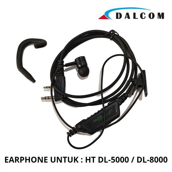 Earphone Handsfree Dalcom Japan Dl-8000 / Cocok Untuk Semua Ht China Original