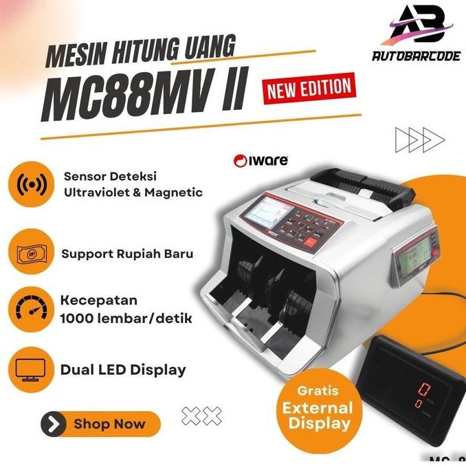 Terbaik Terbaru Iware Mc88 Mv Ii Mesin Penghitung Uang Campur Emisi Baru Alat Hitung Uang Money Coun