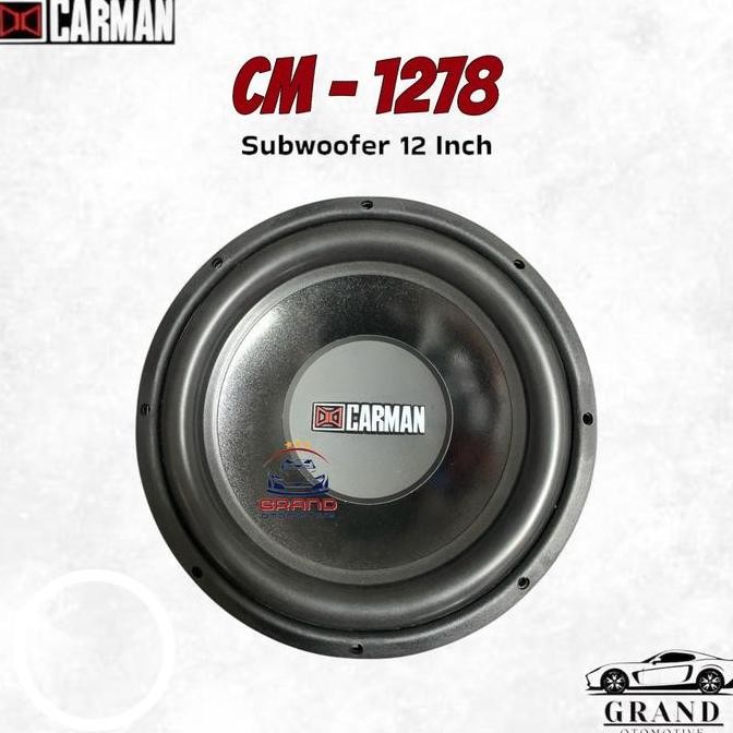 TERBARU - subwoofer speaker Carman 12" CM 1278 12 inch 12 in 12inch double coil