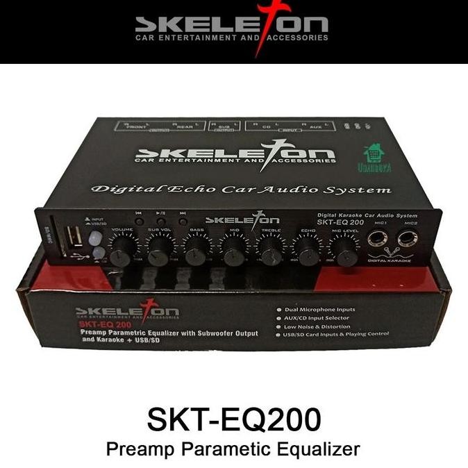 NEW - Parametric Car Equalizer - Skeleton - SKT EQ-200