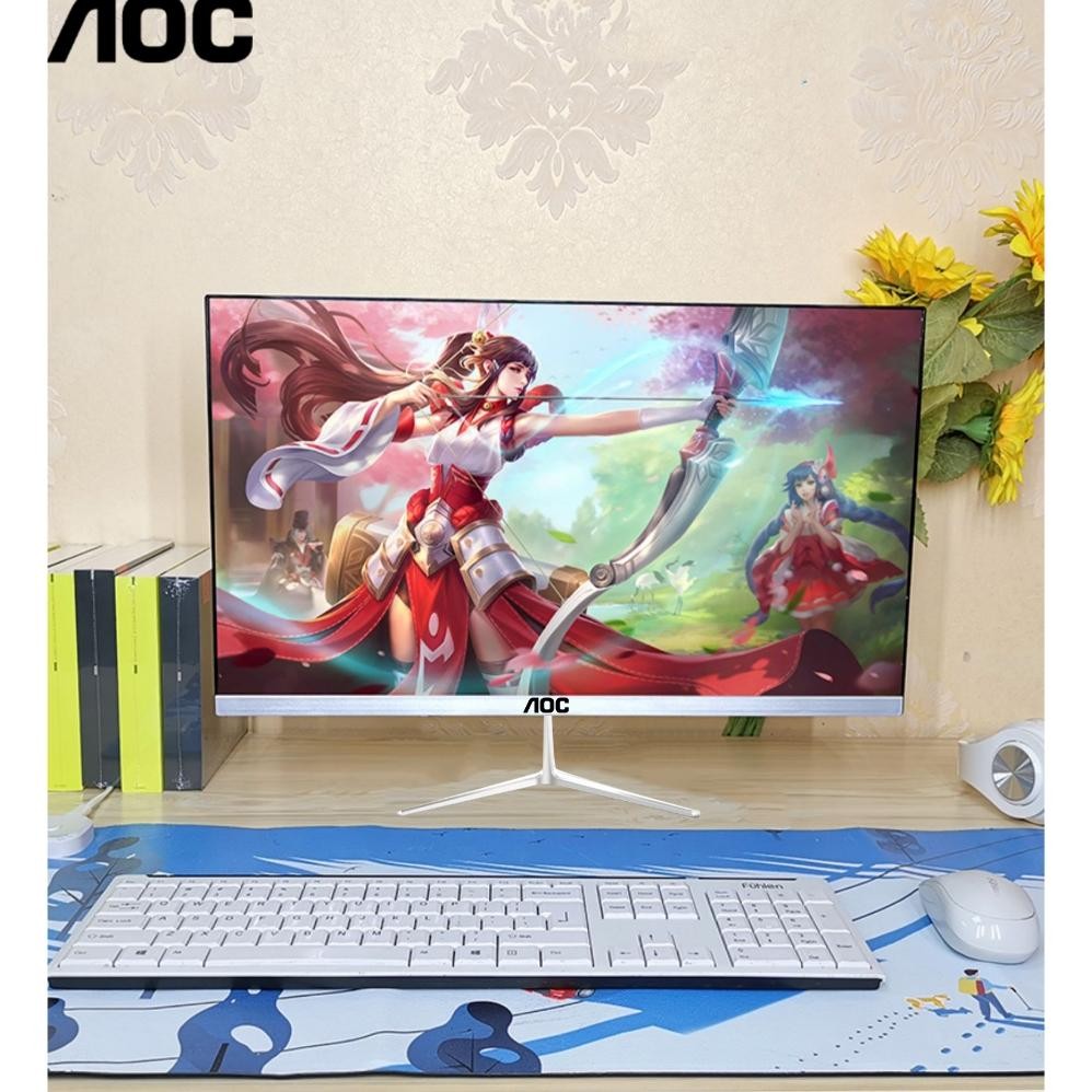 NEW AOC Komputer Full PC All-in-One Baru Terbaru HD Super Tipis Intel Core i3/i5/i7 Untuk Rumah, Bel