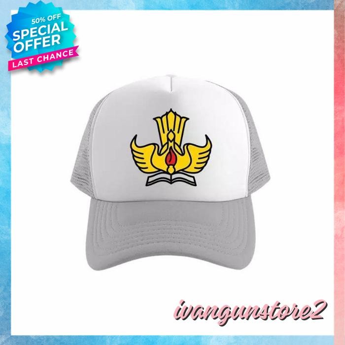 TOPI TRUCKER JARING HAT TUT WURI HANDAYANI SD SMP SMA SEKOLAH DASAR MENENGAH PERTAMA ATAS MURID SISW